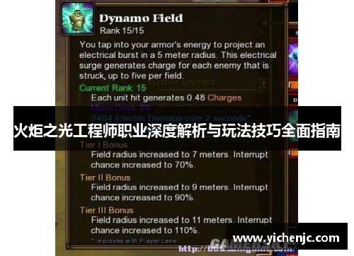 火炬之光工程师职业深度解析与玩法技巧全面指南 火炬之光工程师职业深度解析与玩法技巧全面指南